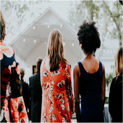 Women standing in a group